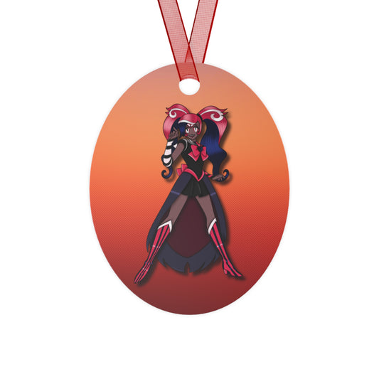 Space Warrior Velvette Metal Ornaments