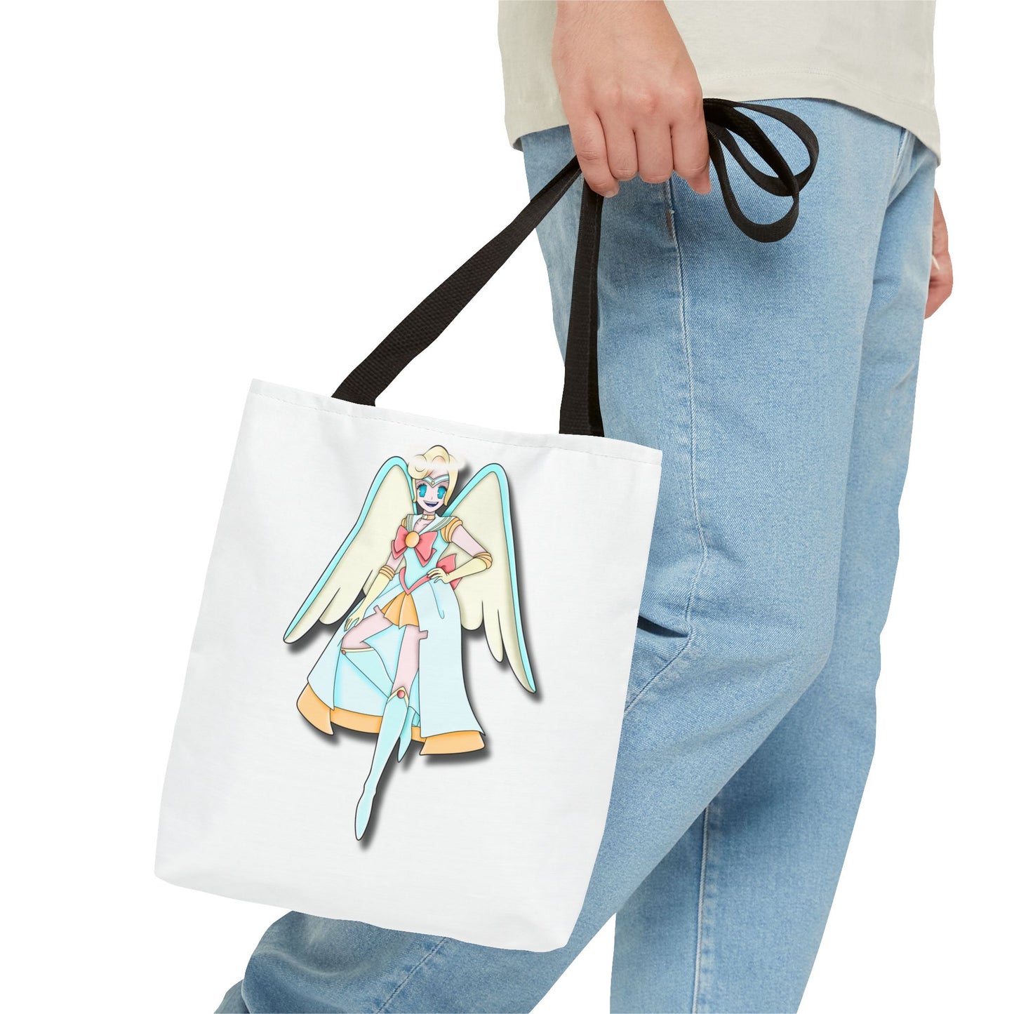 Space Warrior Saint Peter Tote Bag