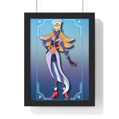 Space Warrior Sir Pentious Vertical Framed Poster