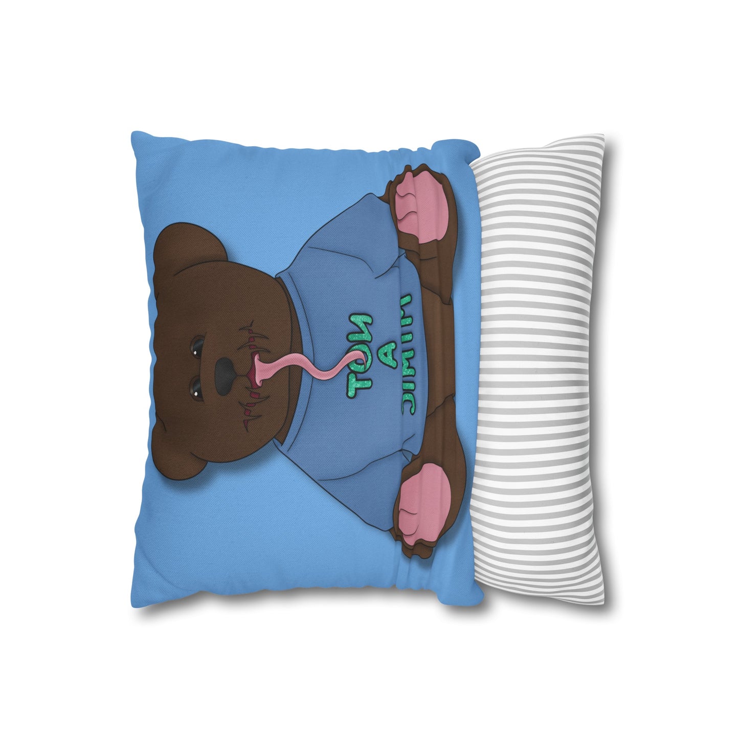 (Not a) Mimic Spun Polyester Square Pillowcase