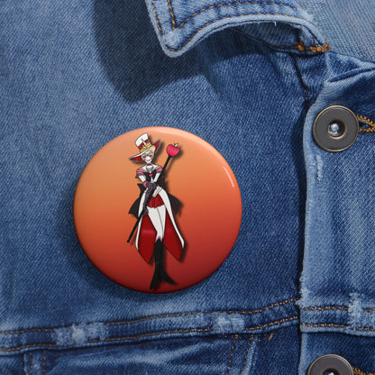 Space Warrior Lucifer Pin Button