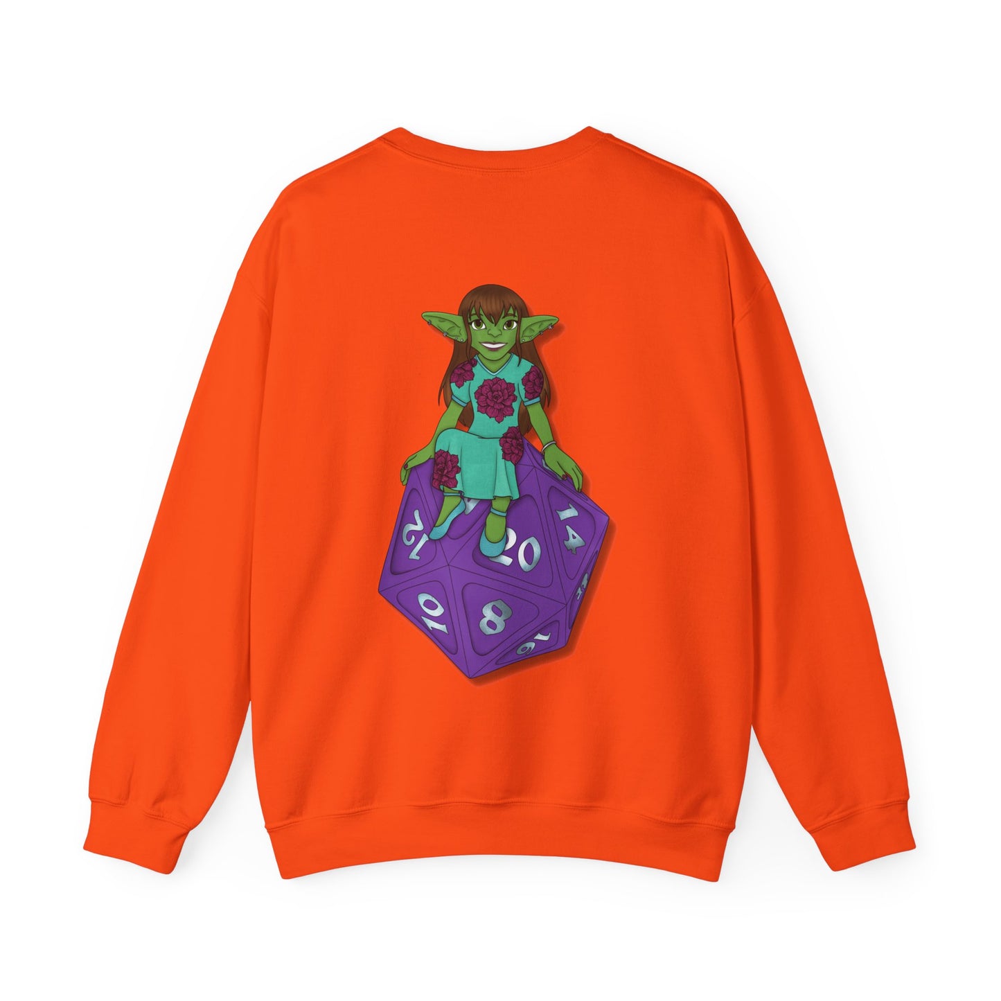 Goblin on a d20 Unisex Heavy Blend™ Crewneck Sweatshirt