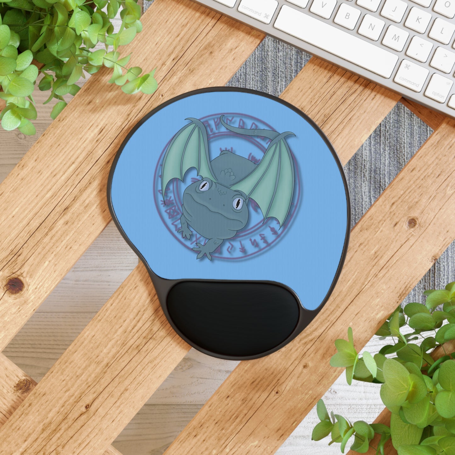 Baby Dragon Mouse Pad With Wrist Rest