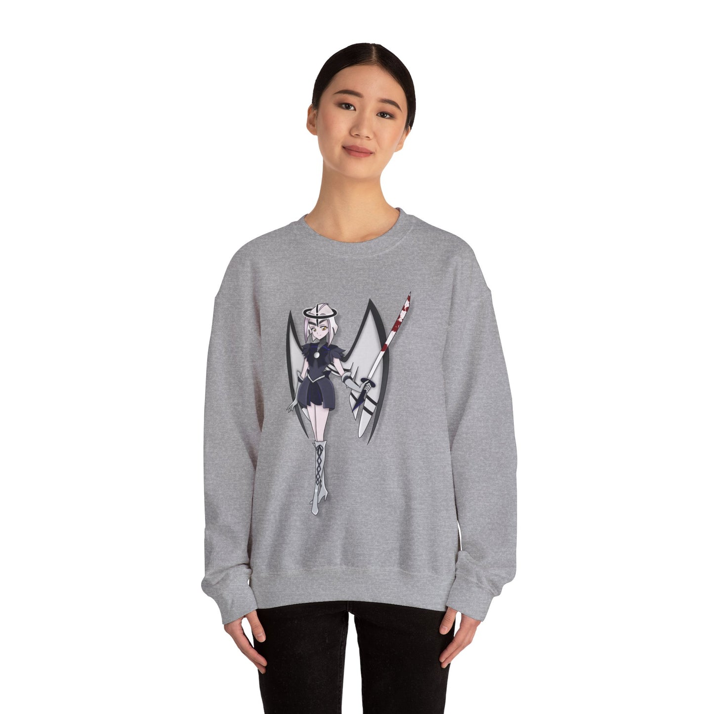 Space Warrior Lute Heavy Blend™ Crewneck Sweatshirt