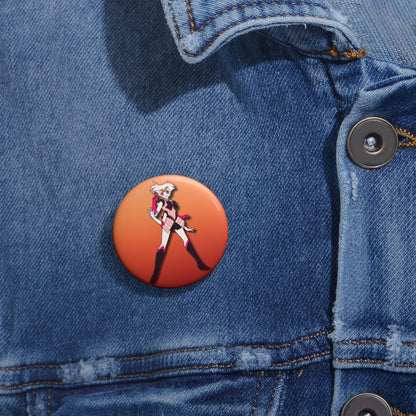 Space Warrior Angel Dust Pin Button