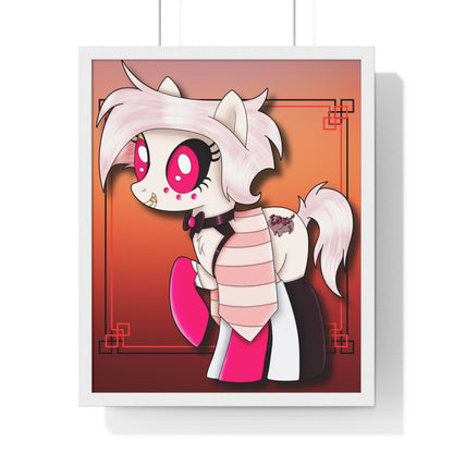 Pony Angel Dust Vertical Framed Poster