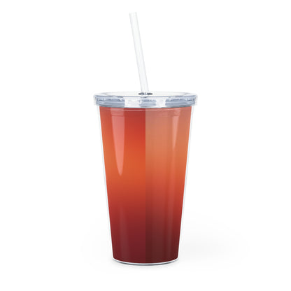 Space Warrior Cherri Bomb Plastic Tumbler with Straw