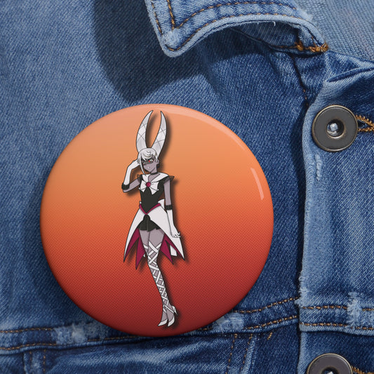 Space Warrior Carmilla Pin Button