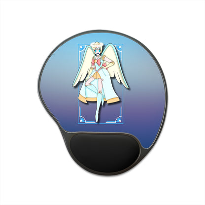 Space Warrior Saint Peter Mouse Pad With Wrist Rest