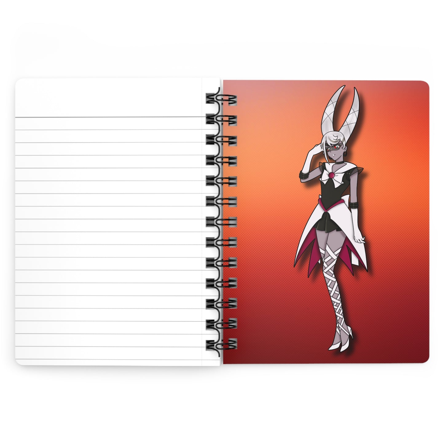 Space Warrior Carmilla Spiral Bound Journal