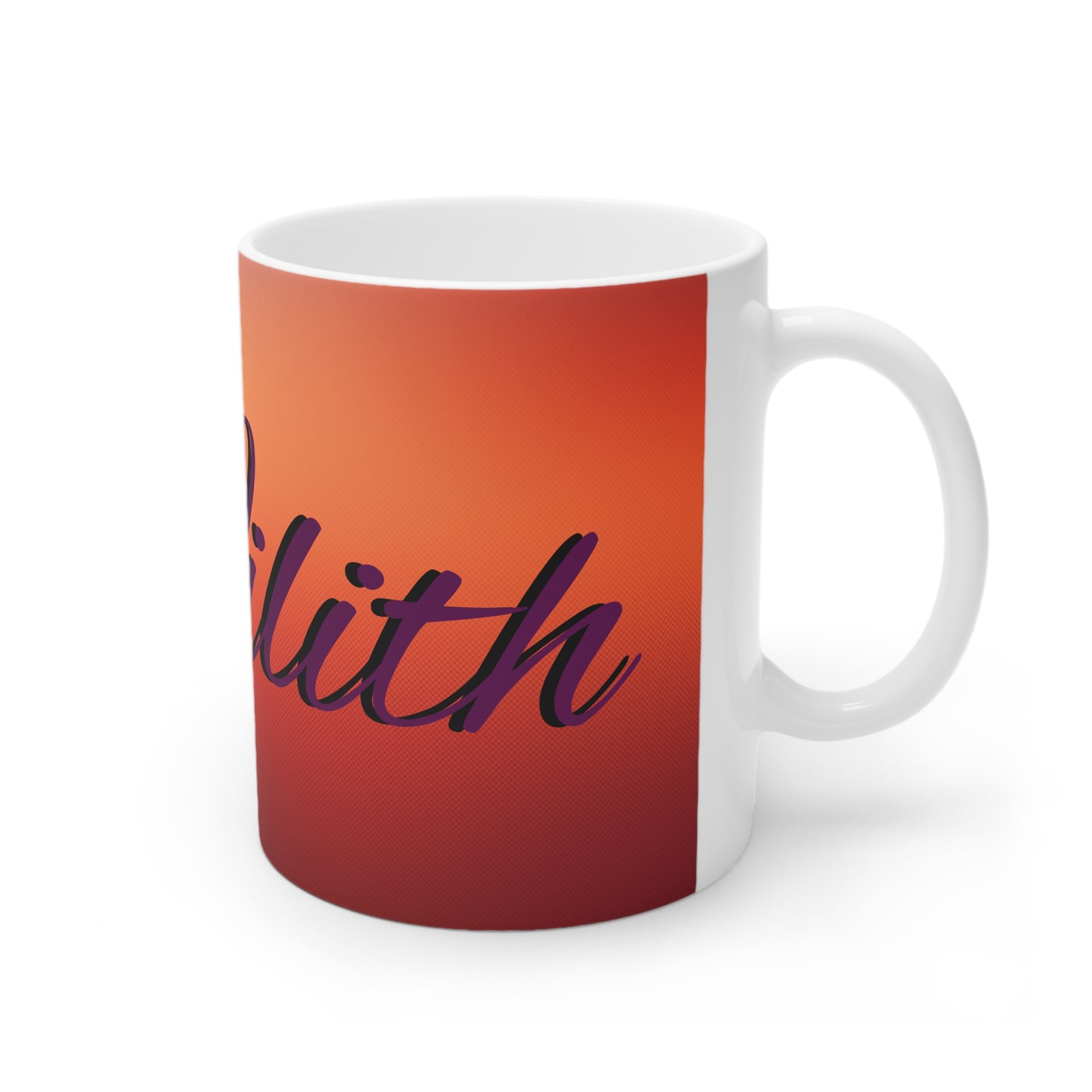 Space Warrior Lilith White Ceramic Mug, 11oz and 15oz