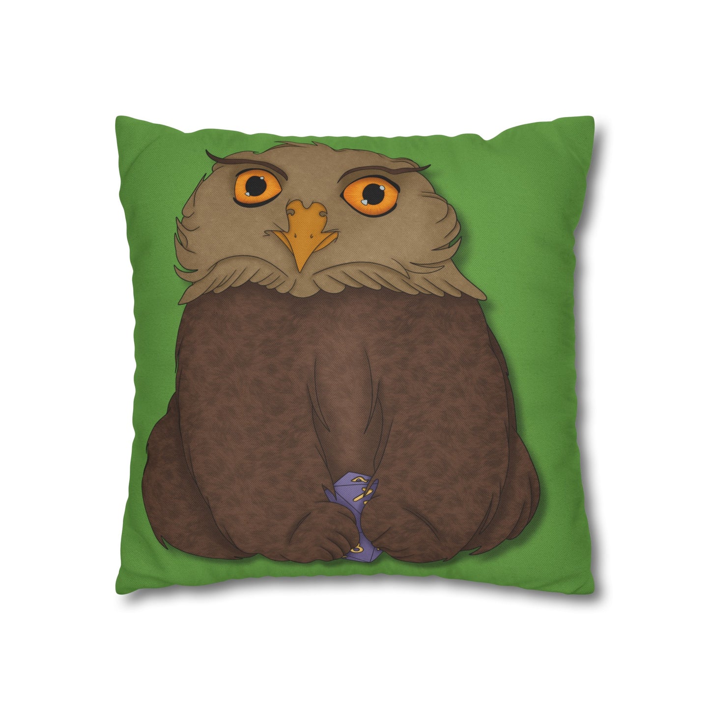 Owlbear Cub Spun Polyester Square Pillowcase