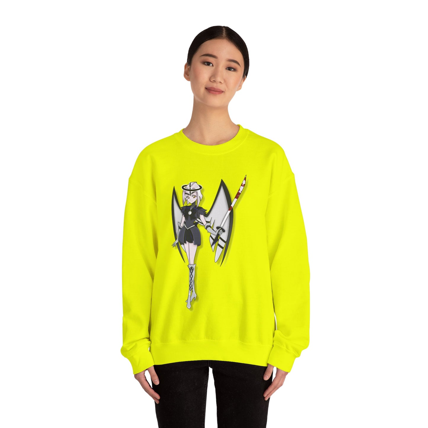 Space Warrior Lute Heavy Blend™ Crewneck Sweatshirt