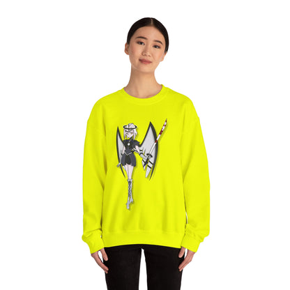 Space Warrior Lute Heavy Blend™ Crewneck Sweatshirt