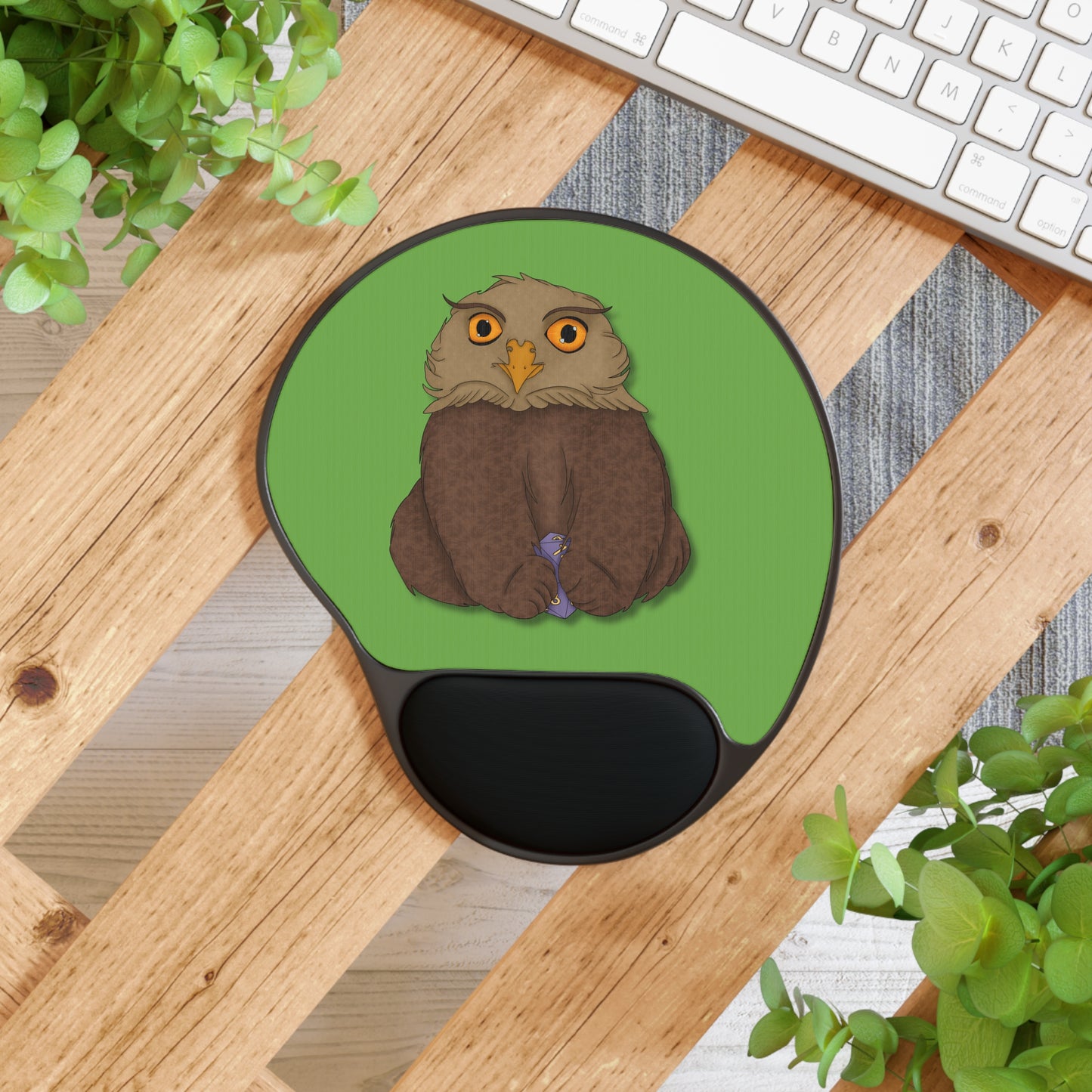 Owlbear Cub Mouse Pad With Wrist Rest