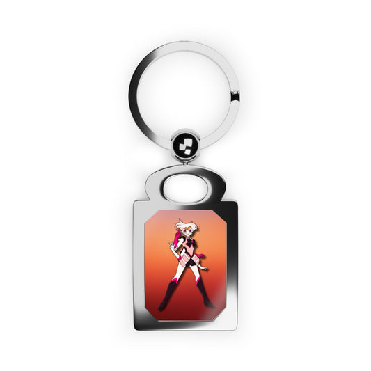 Space Warrior Angel Dust Rectangle Photo Keyring