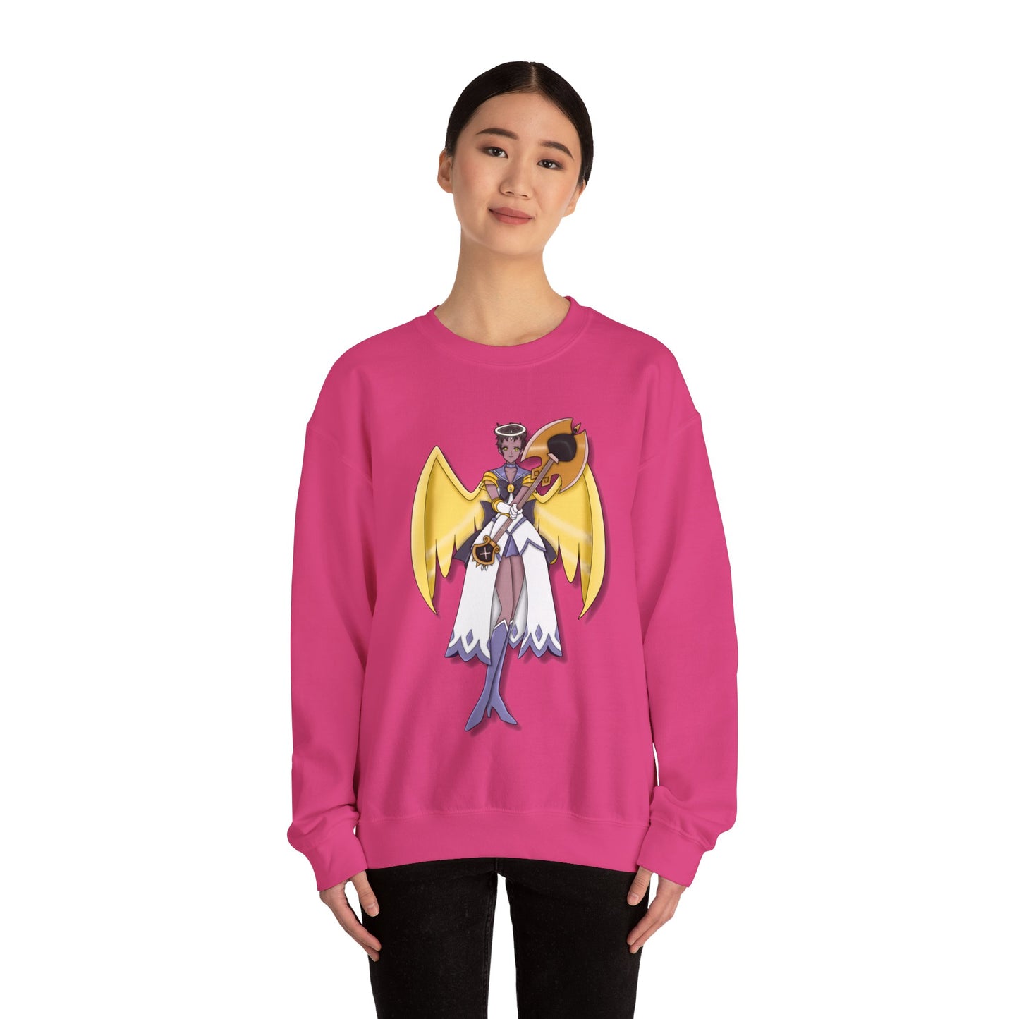 Space Warrior Adam Heavy Blend™ Crewneck Sweatshirt