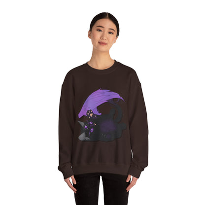 Winged Kitten Unisex Heavy Blend™ Crewneck Sweatshirt