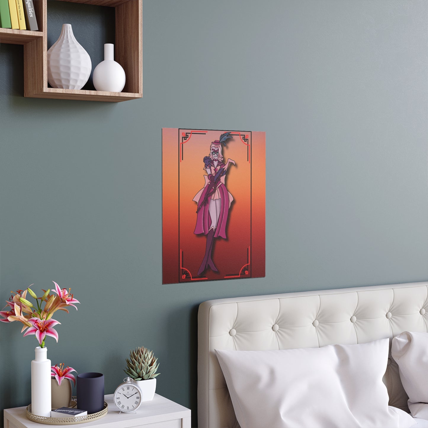 Space Warrior Susan Indoor and Outdoor Silk Posters