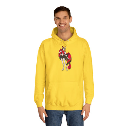 Space Warrior Husk College Hoodie