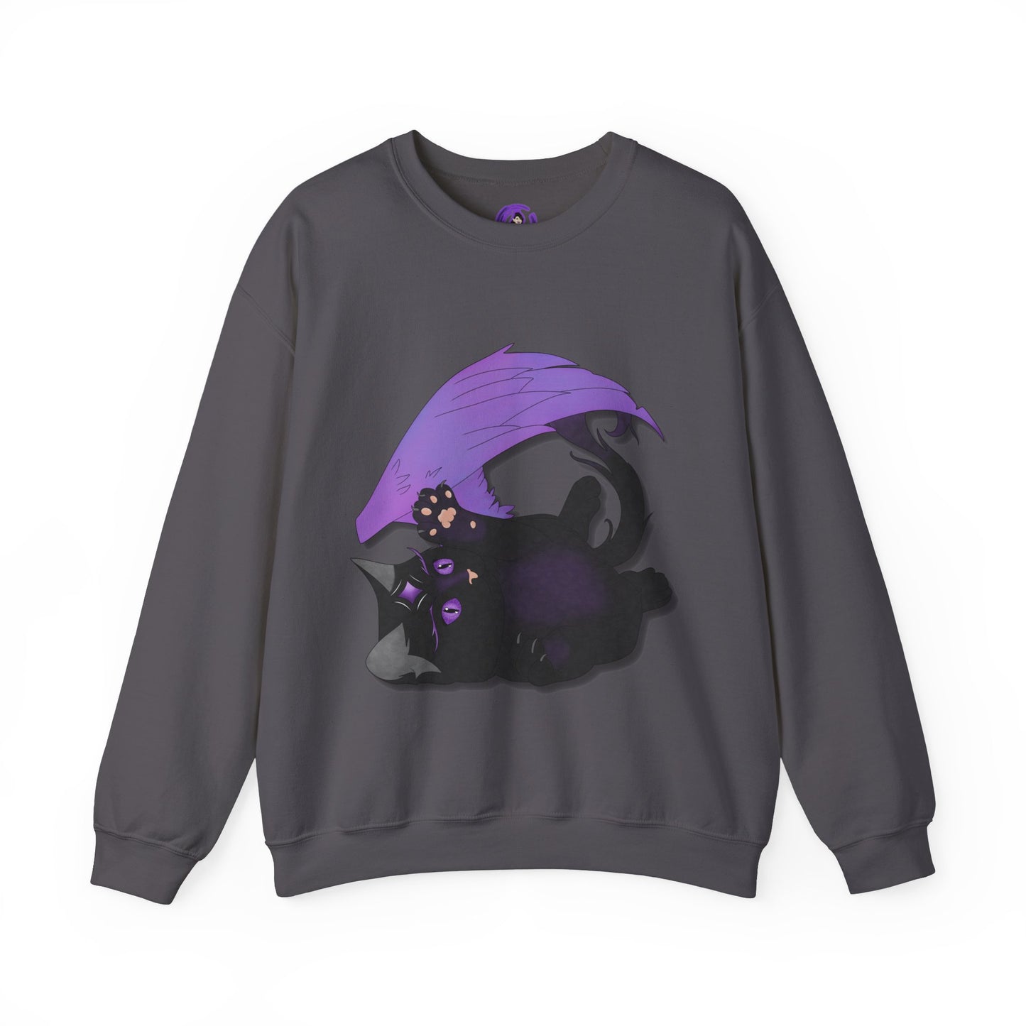 Winged Kitten Unisex Heavy Blend™ Crewneck Sweatshirt