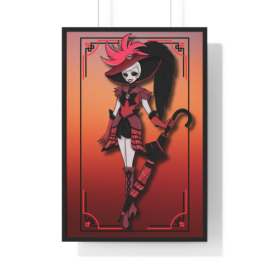 Space Warrior Rosie Vertical Framed Poster