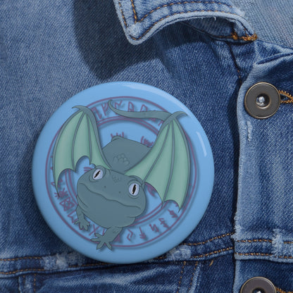 Baby Dragon Pin Buttons