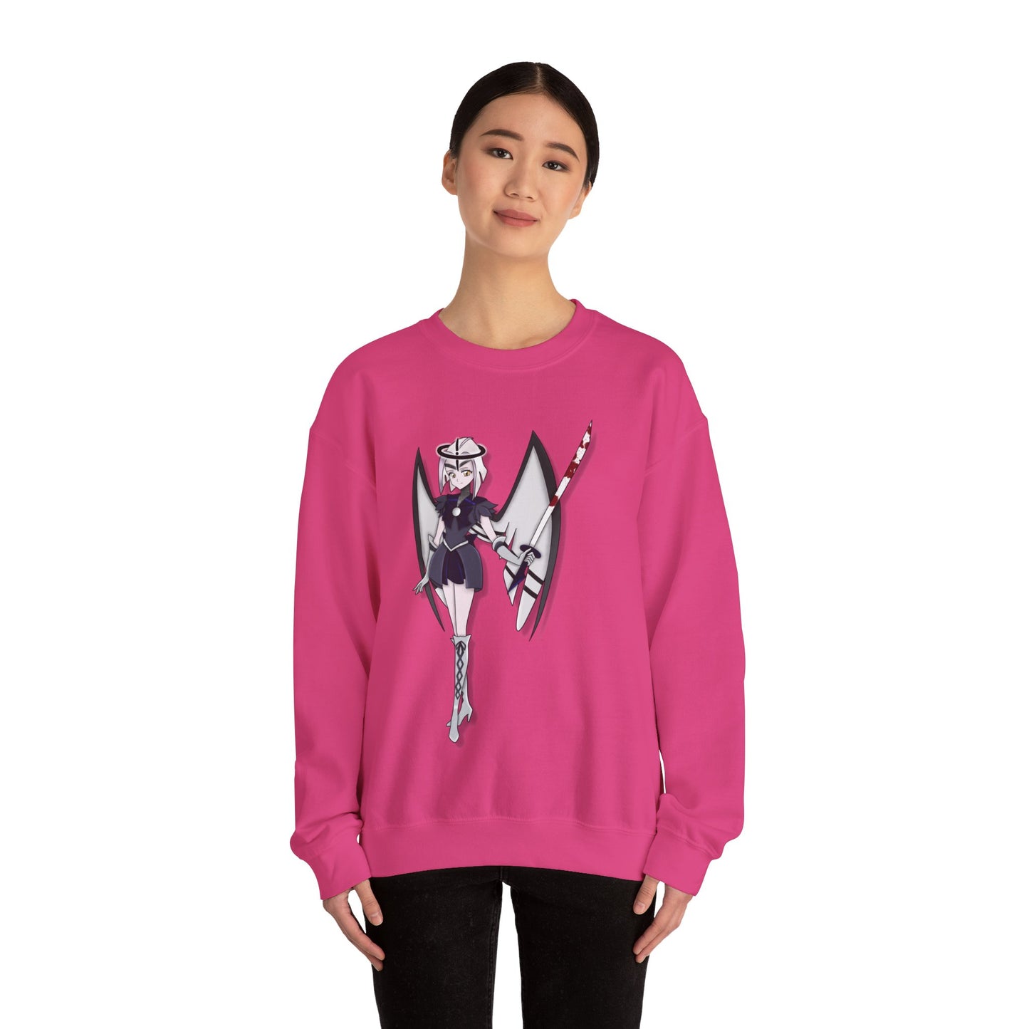 Space Warrior Lute Heavy Blend™ Crewneck Sweatshirt