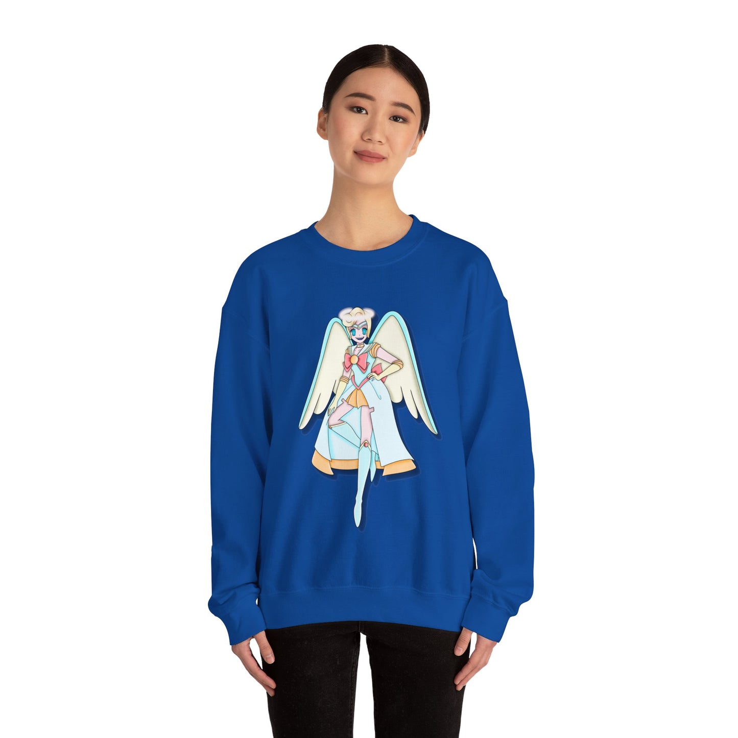 Space Warrior Saint Peter Heavy Blend™ Crewneck Sweatshirt