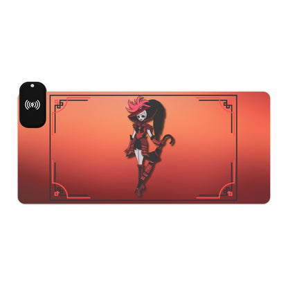 Space Warrior Rosie LED Gaming Mouse Pad