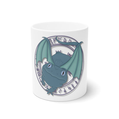 Baby Dragon White Ceramic Mug