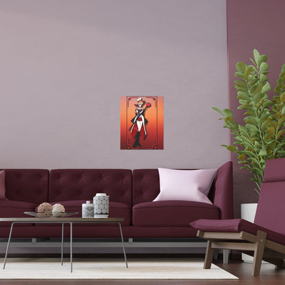 Space Warrior Lucifer Indoor and Outdoor Silk Posters