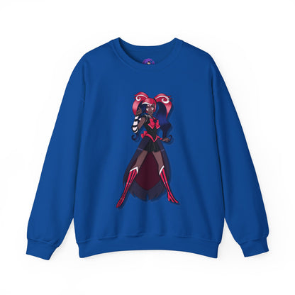 Space Warrior Velvette Heavy Blend™ Crewneck Sweatshirt