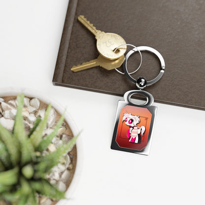 Pony Angel Dust Rectangle Keyring