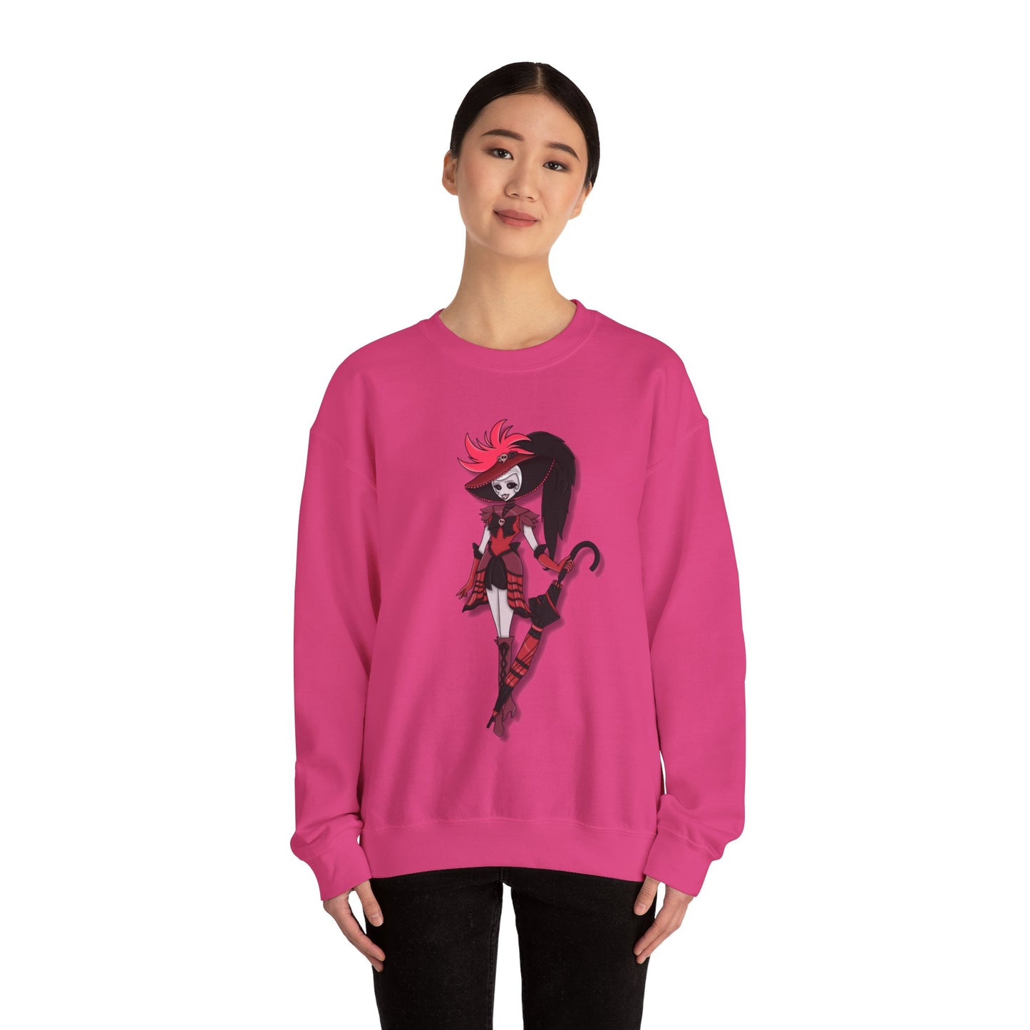 Space Warrior Rosie Heavy Blend™ Crewneck Sweatshirt