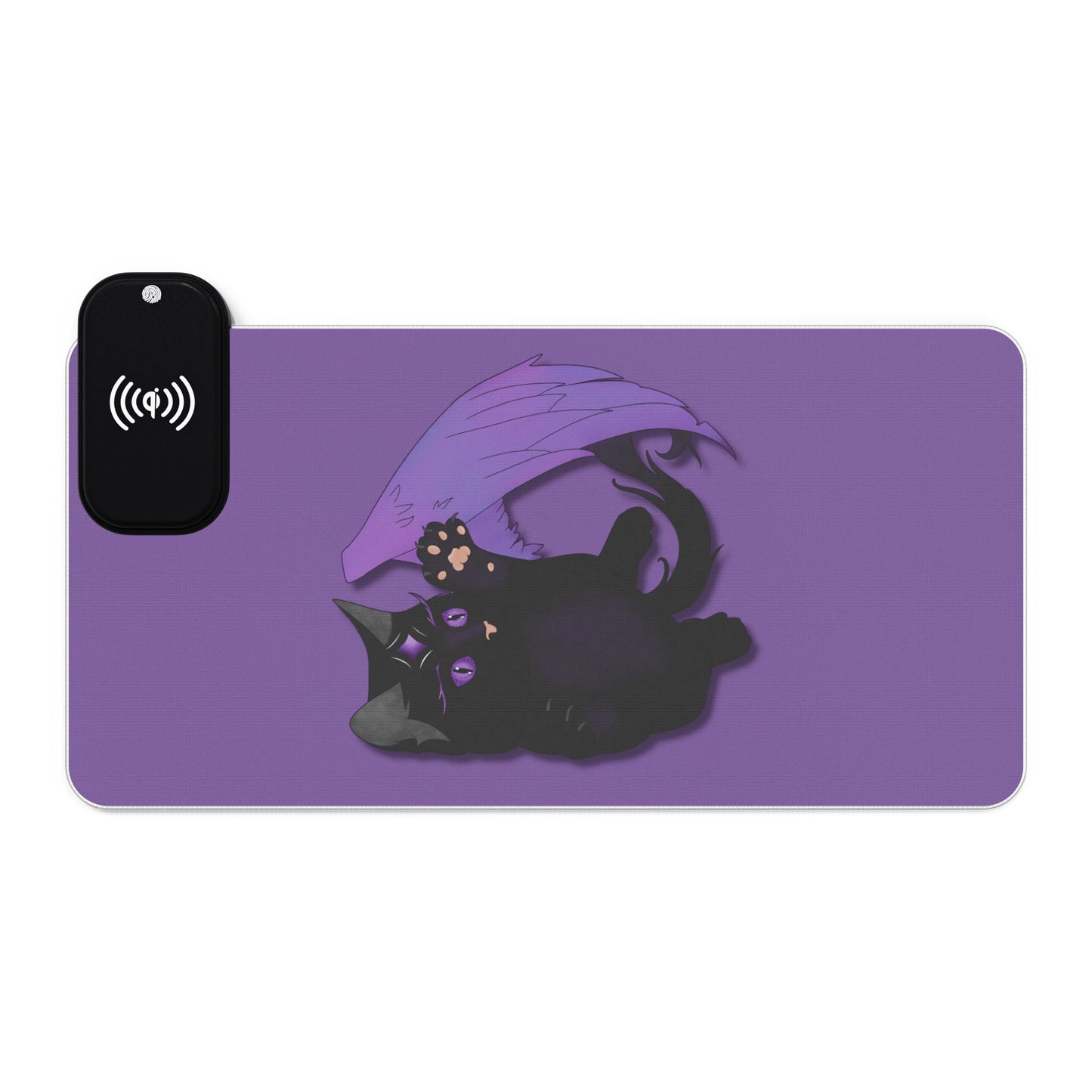 Winged Kitten LED Gaming Mouse Pad