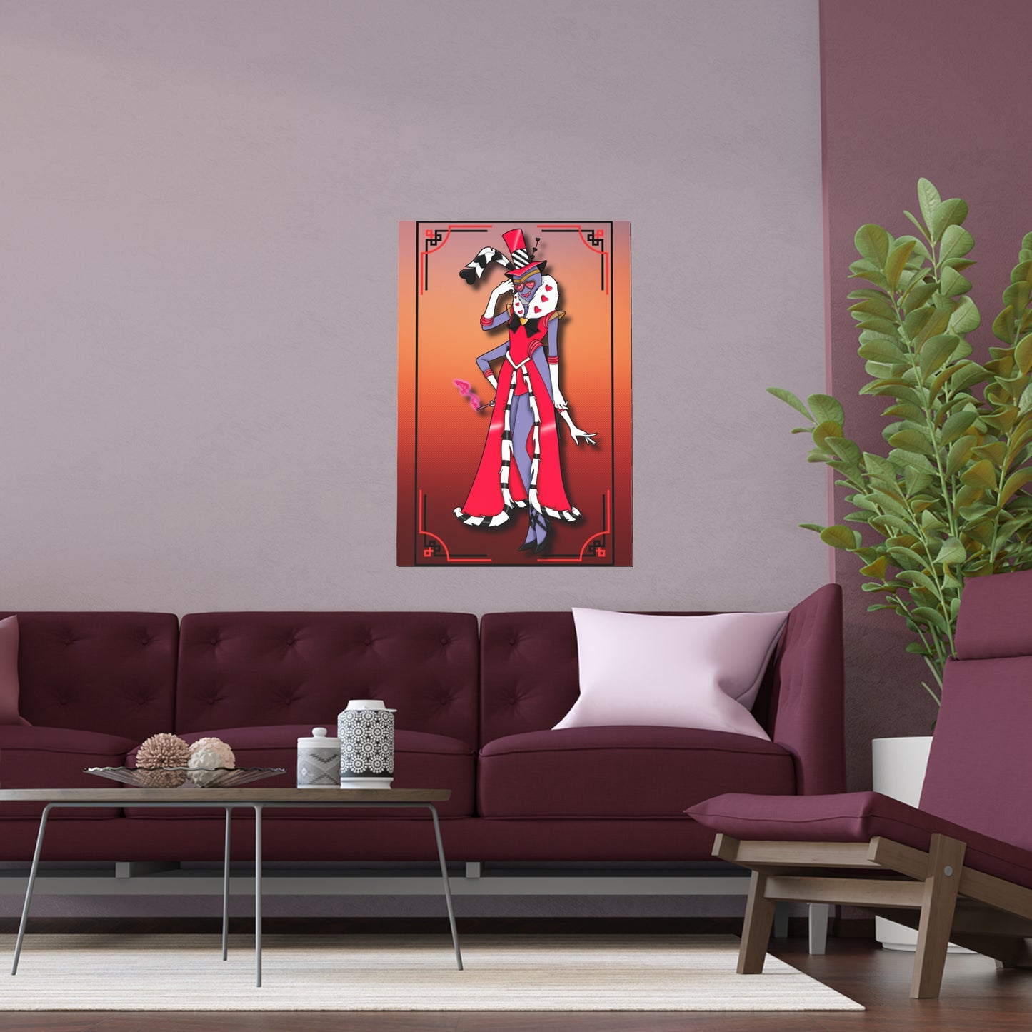 Space Warrior Valentino Indoor and Outdoor Silk Posters