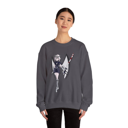 Space Warrior Lute Heavy Blend™ Crewneck Sweatshirt