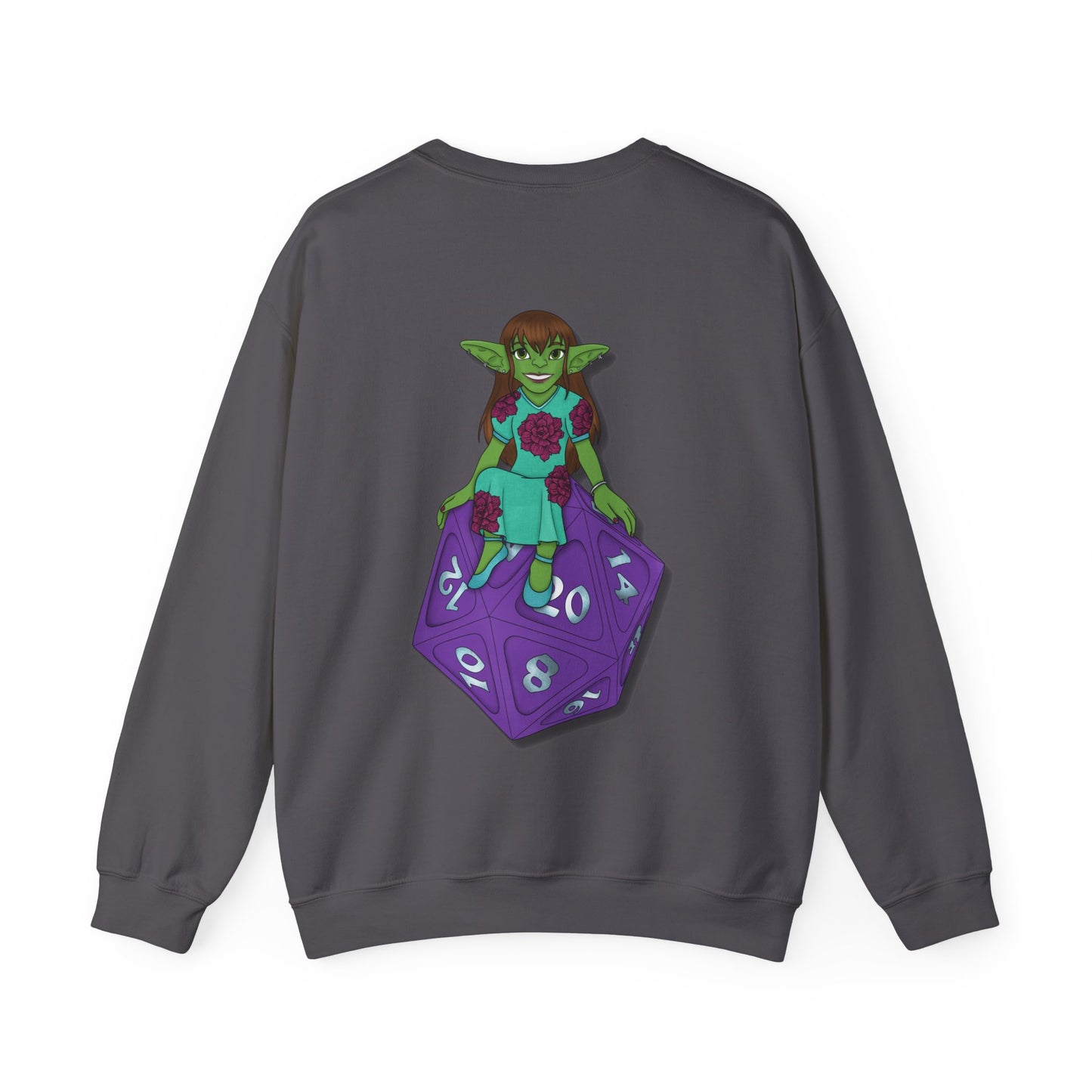 Goblin on a d20 Unisex Heavy Blend™ Crewneck Sweatshirt