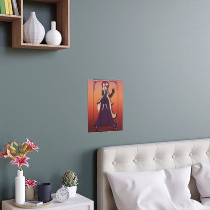 Space Warrior    Lilith Indoor and Outdoor Silk Posters