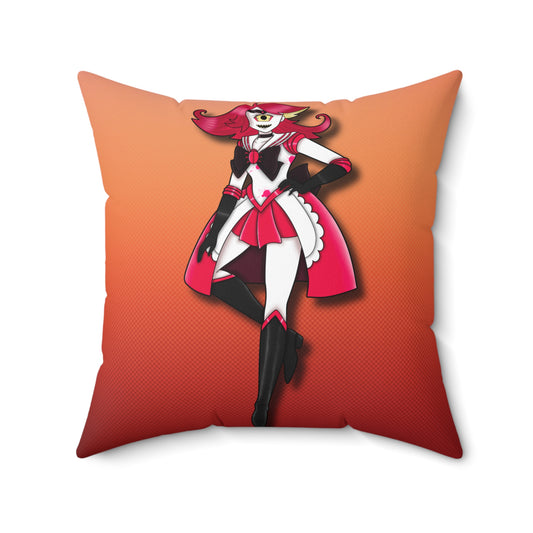 Space Warrior Niffty Spun Polyester Square Pillow