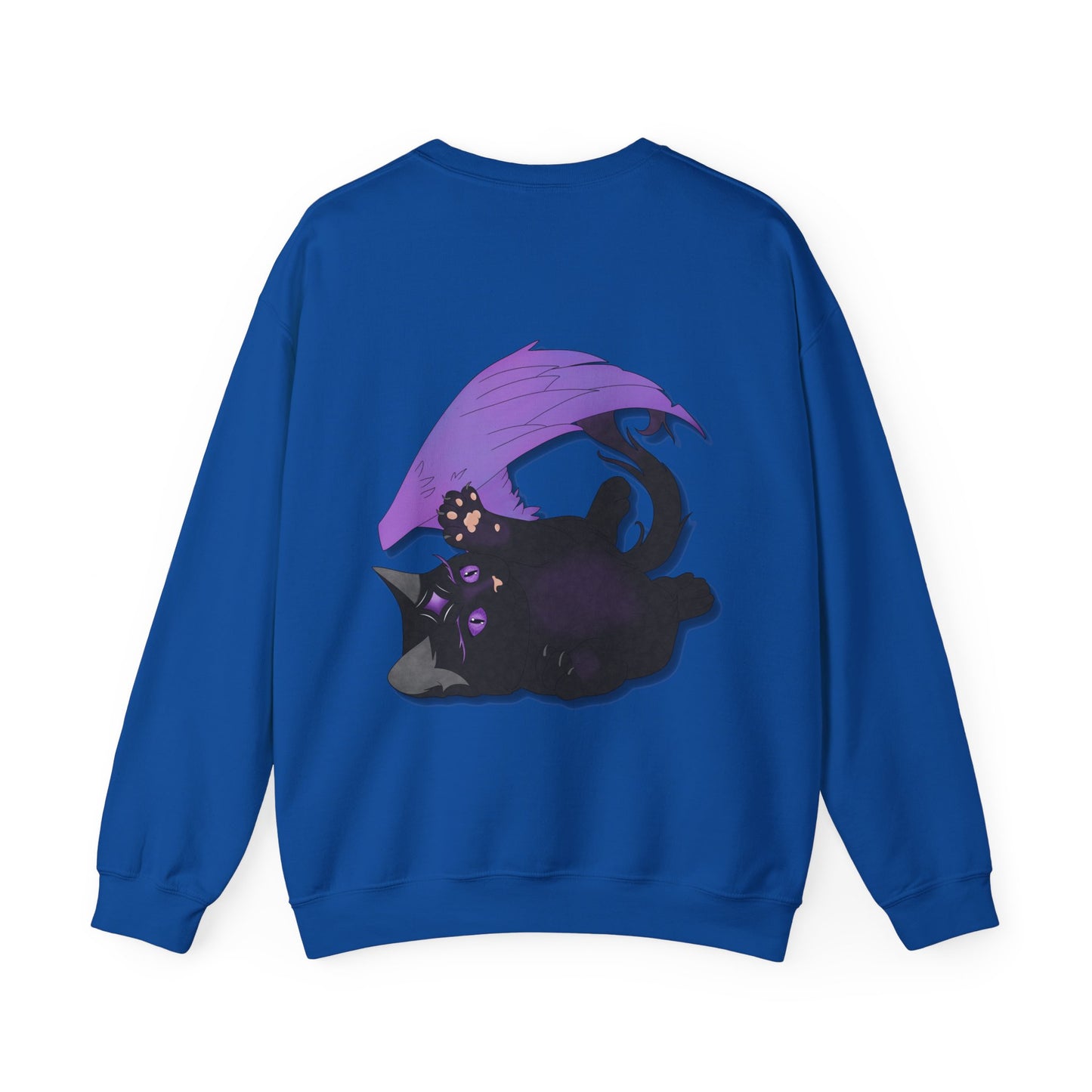 Winged Kitten Unisex Heavy Blend™ Crewneck Sweatshirt