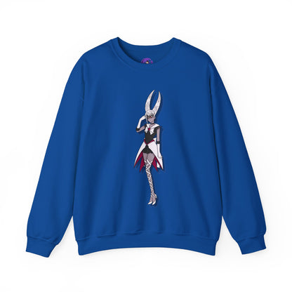 Space Warrior Carmilla Heavy Blend™ Crewneck Sweatshirt