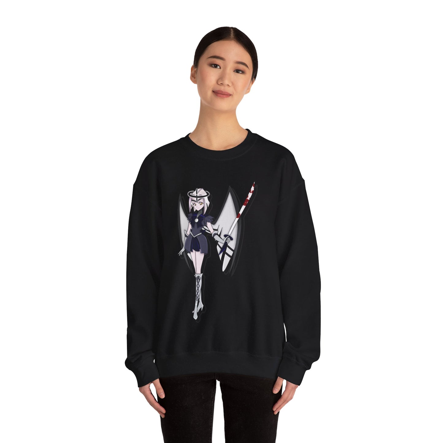 Space Warrior Lute Heavy Blend™ Crewneck Sweatshirt