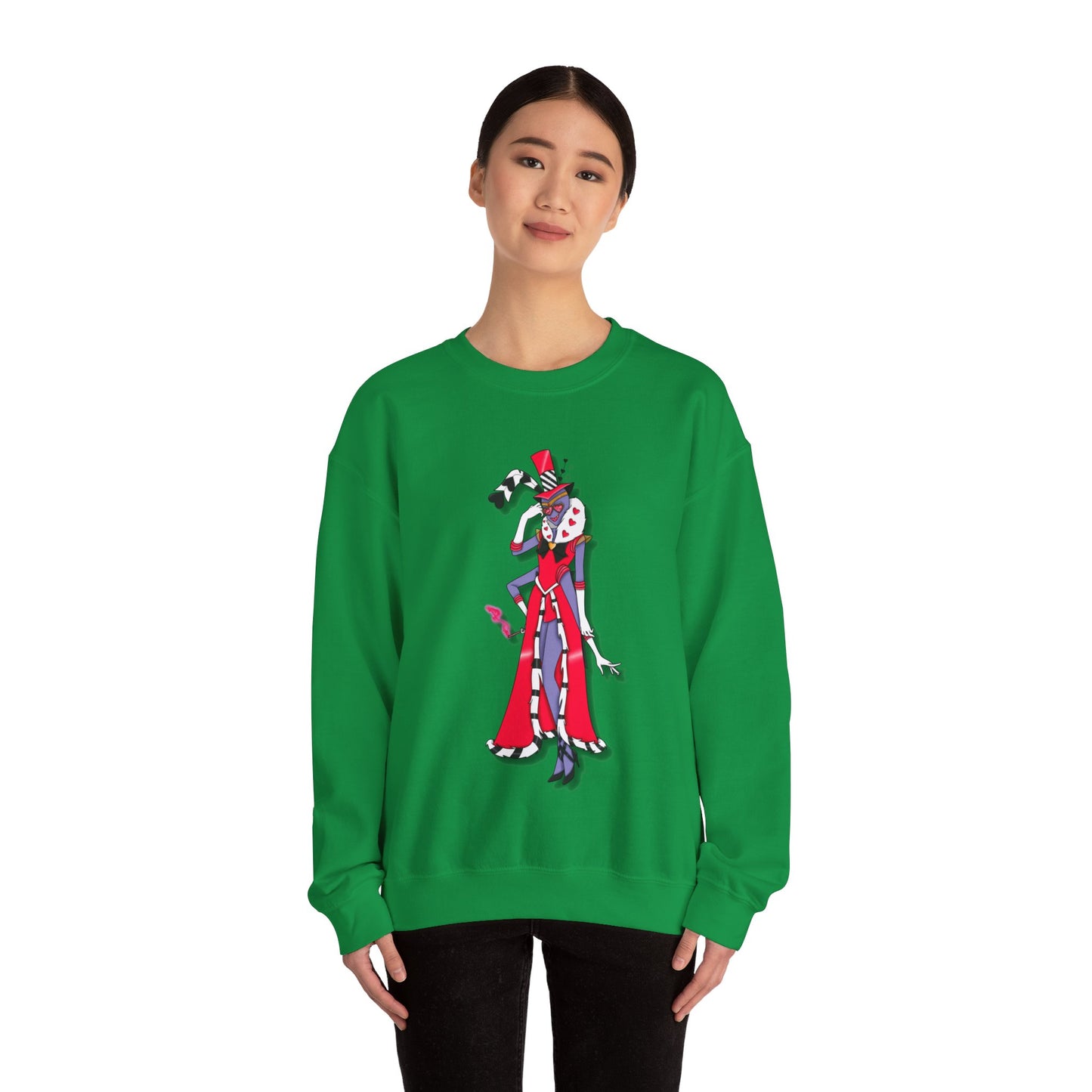 Space Warrior Valentino Heavy Blend™ Crewneck Sweatshirt