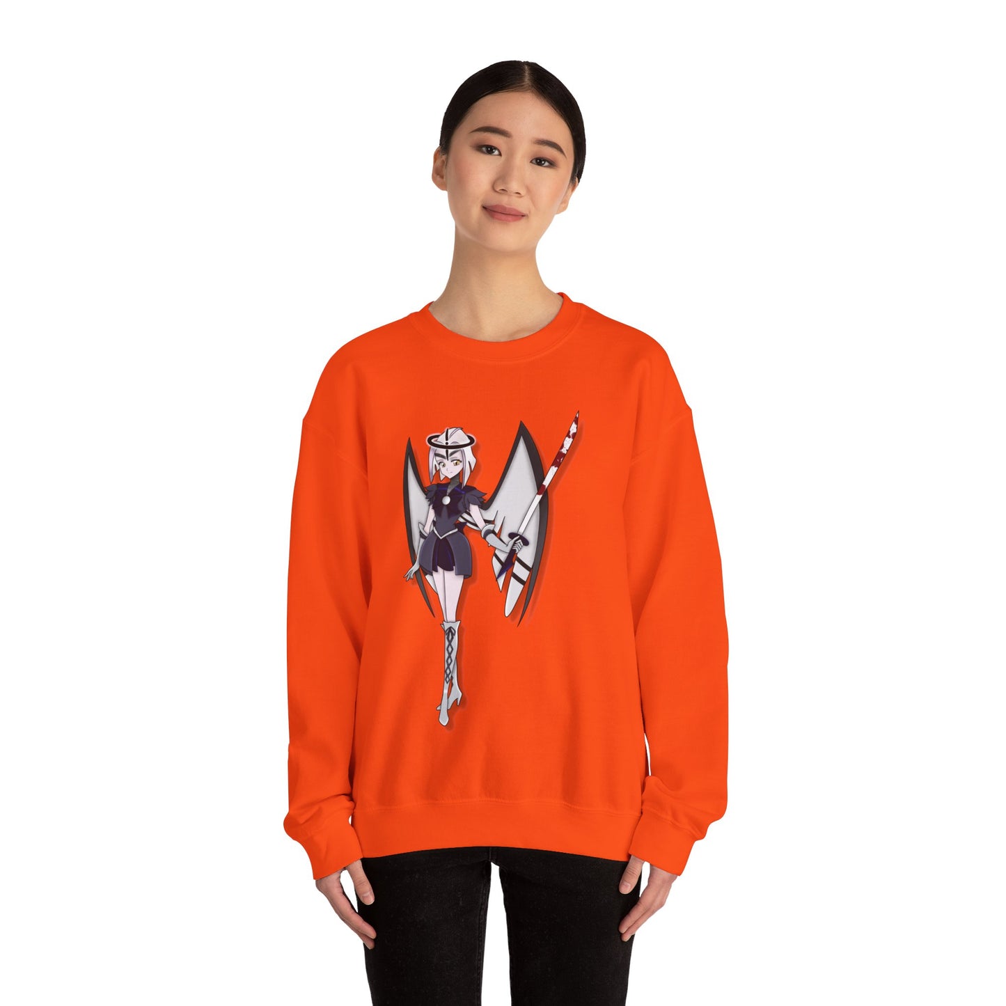 Space Warrior Lute Heavy Blend™ Crewneck Sweatshirt