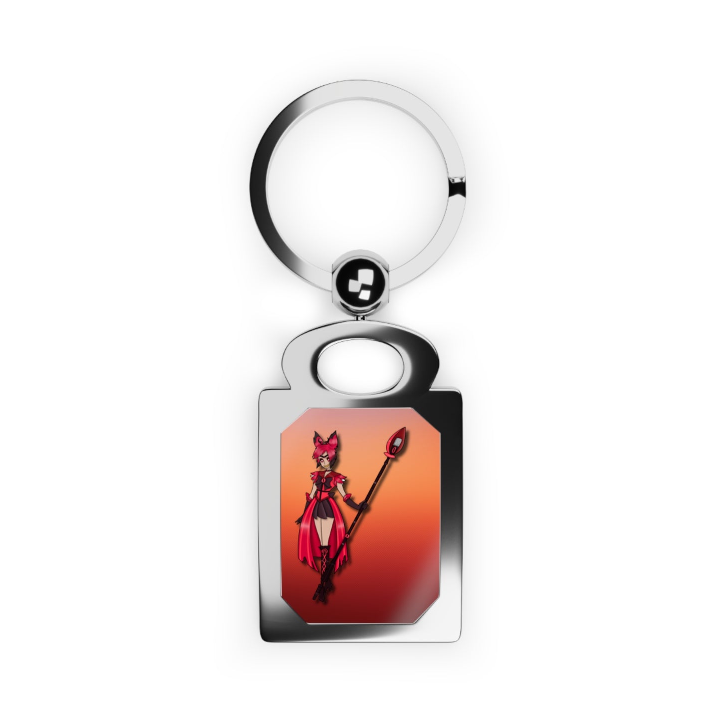 Space Warrior Alastor Rectangle Photo Keyring