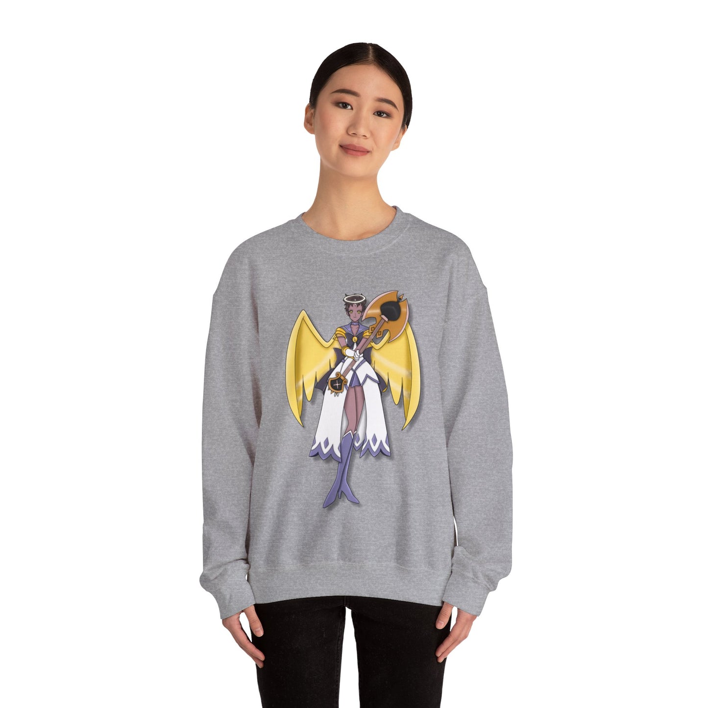 Space Warrior Adam Heavy Blend™ Crewneck Sweatshirt