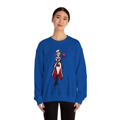 Space Warrior Lucifer Heavy Blend™ Crewneck Sweatshirt