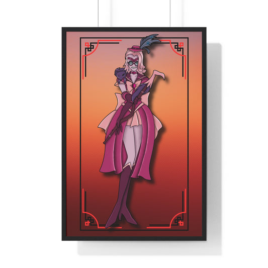 Space Warrior Susan Vertical Framed Poster